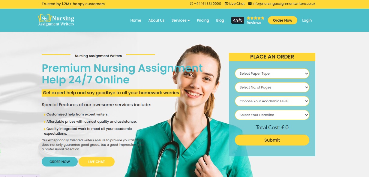 Nursing Assignment Writers UK